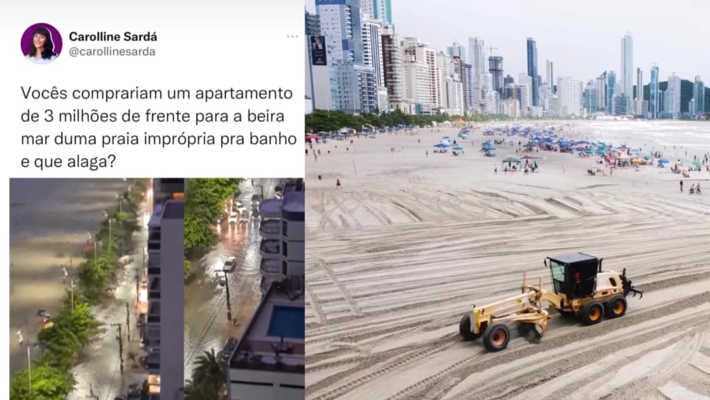 Páginas de fofoca e influencers tentam difamar praias de Santa Catarina