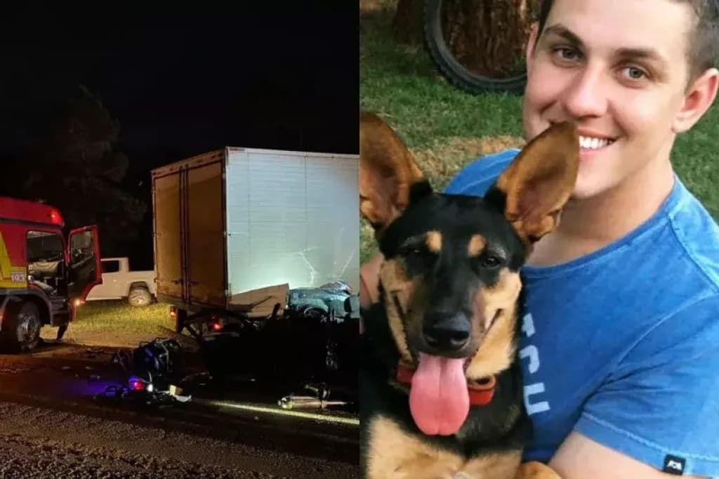 Jovem morre após grave acidente com caminhão