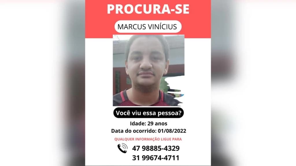 Homem sai de casa em SC e desaparece