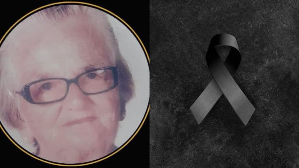 Nota de falecimento de Irma Francisca Foppa Venzon