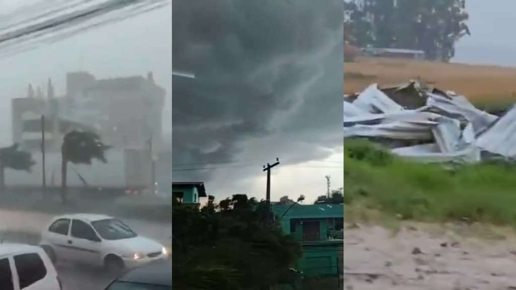 URGENTE: SC tem alerta máximo após tempestades severas atingirem o RS