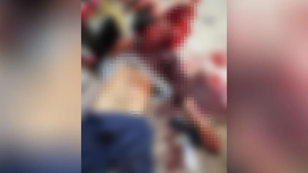 Mulher vê marido ser executado com facadas no pescoço dentro de casa em Biguaçu