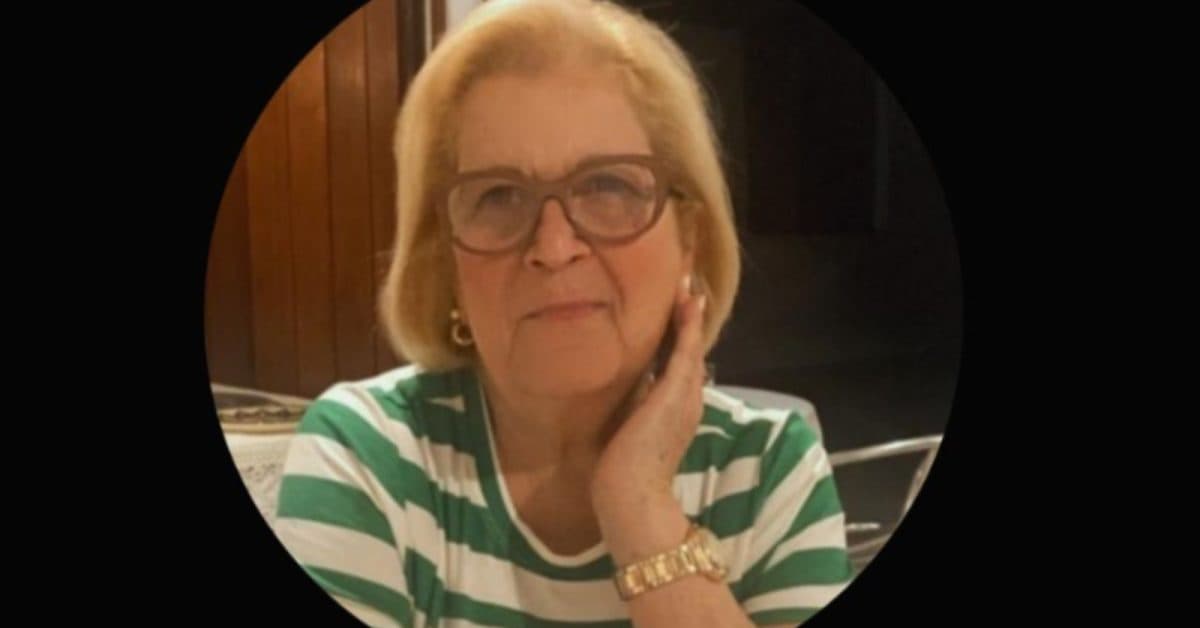 Nota de falecimento de Elza de Souza Portella