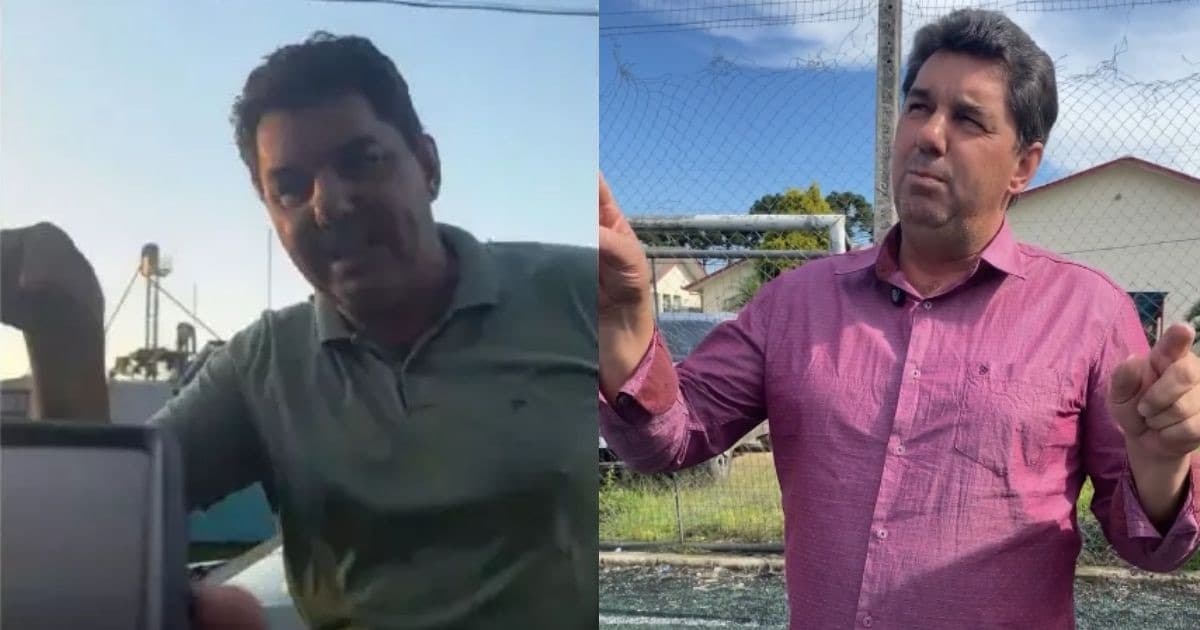 Prefeito que afrontou policiais quer tirar terreno da PM em cidade catarinense: “eu sou 190”