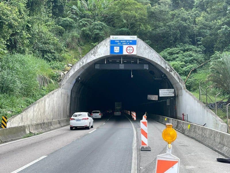 Concessionária informa bloqueio no túnel do Morro do Boi nesta terça-feira (17)