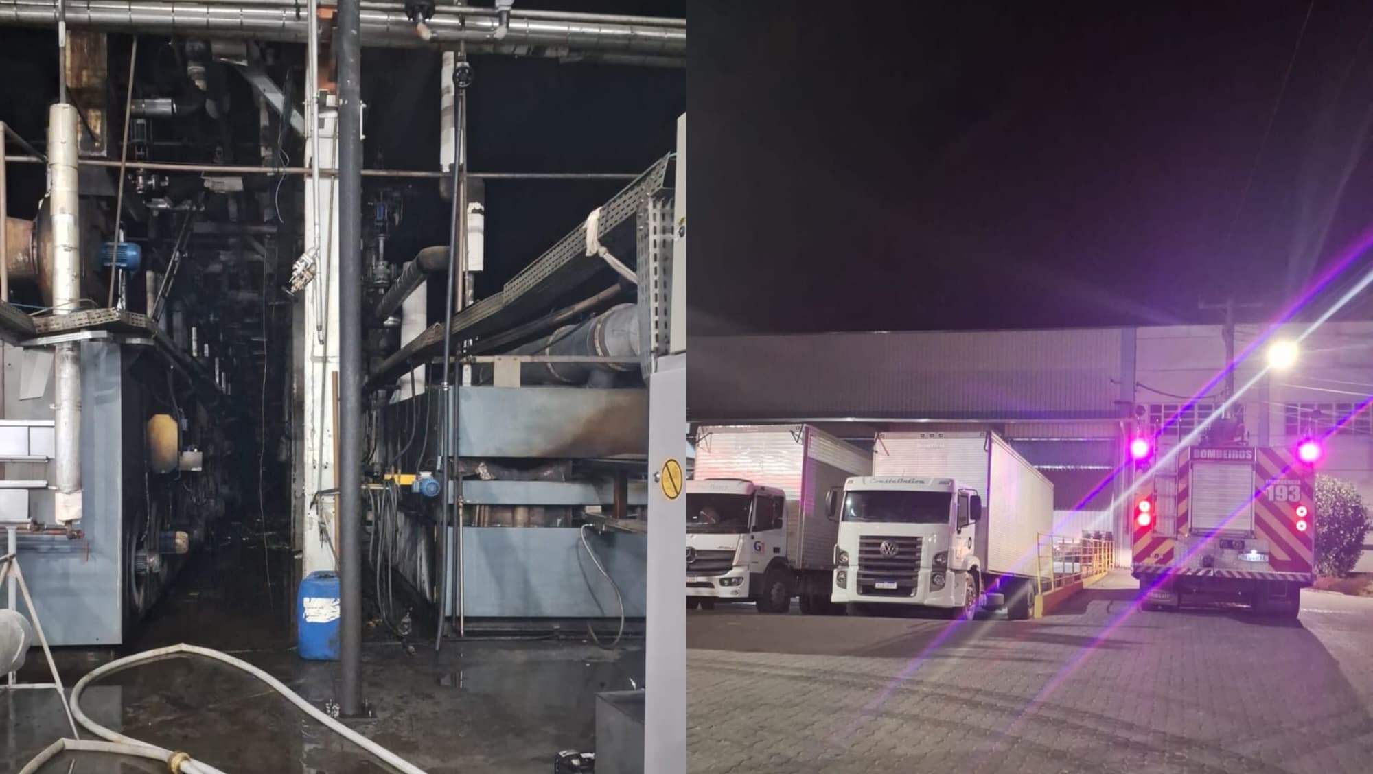 Funcionários evitam tragédia ao conter incêndio em empresa têxtil de Brusque