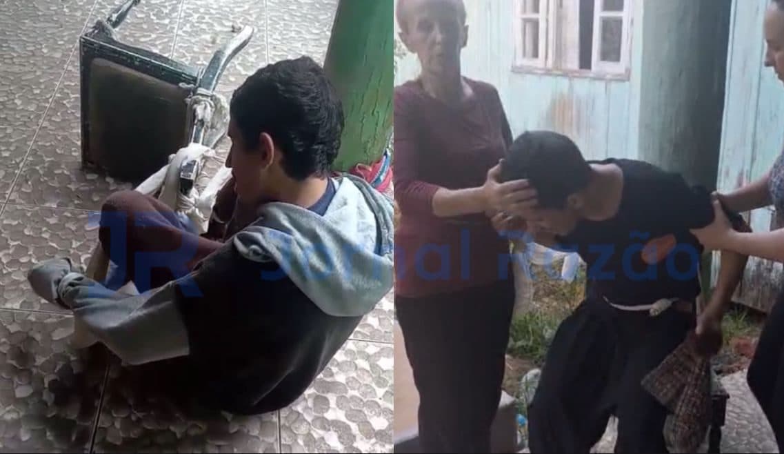 Mãe amarra o próprio filho e implora ajuda das autoridades: “não sei mais o que fazer!”