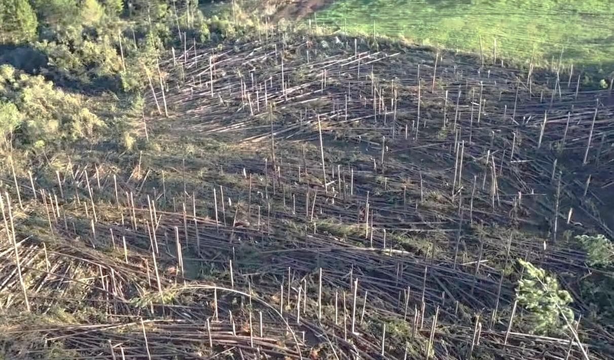 Pelo menos 6 tornados confirmados em Santa Catarina durante a transição para o inverno
