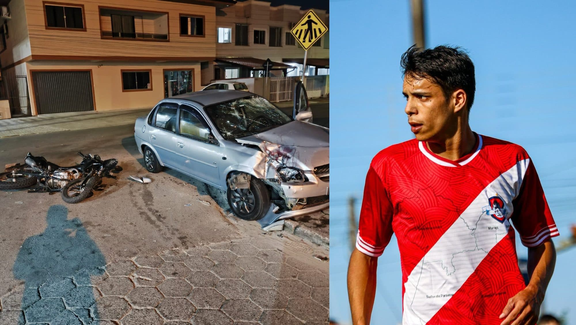 Vaquinha arrecada doações para motoboy de 25 anos que sofreu grave acidente em Tijucas