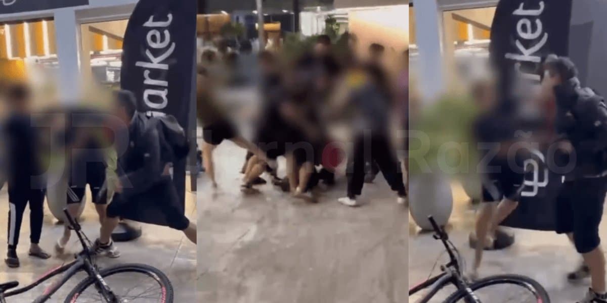 Homem é espancado após reclamar de “rolê do grau” e dar soco no rosto de adolescente em Balneário Camboriú