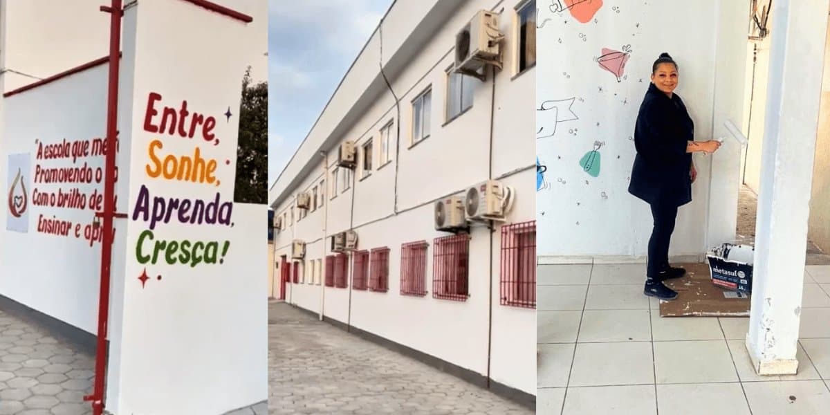 “As crianças merecem!”: mutirão reúne de prefeito a voluntários para revitalizar escolas de Tijucas