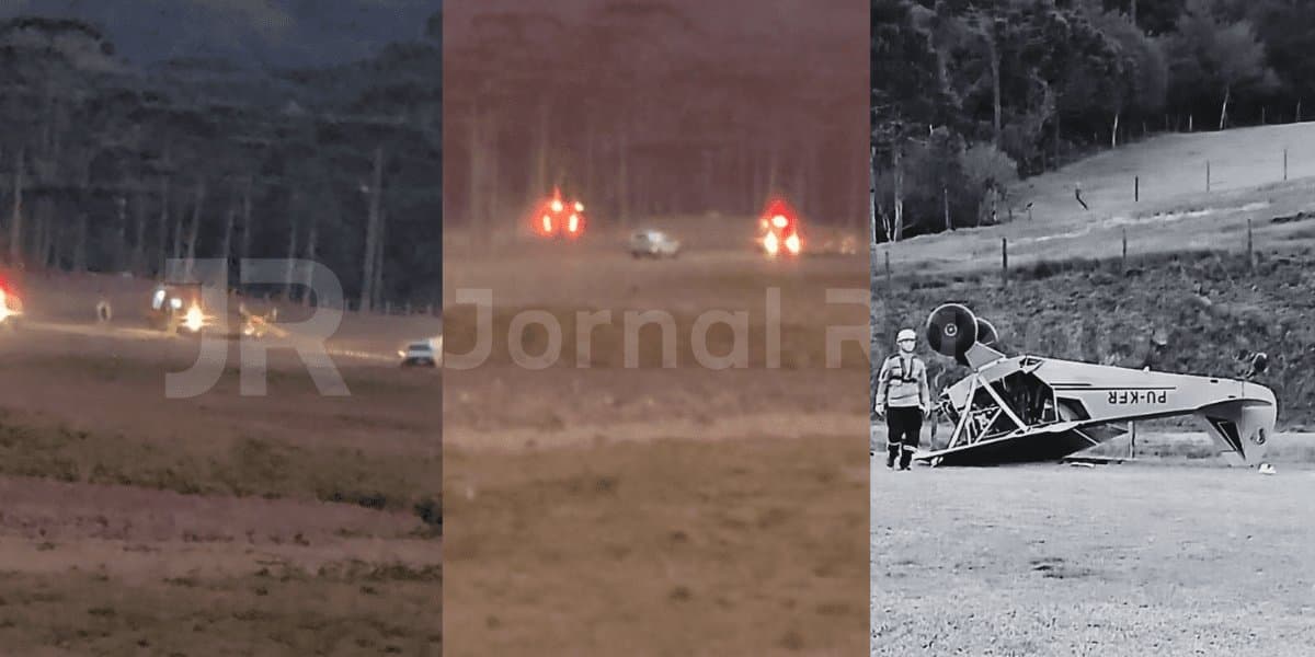 Exclusivo: vídeos mostram o local da tragédia com avião na Serra Catarinense