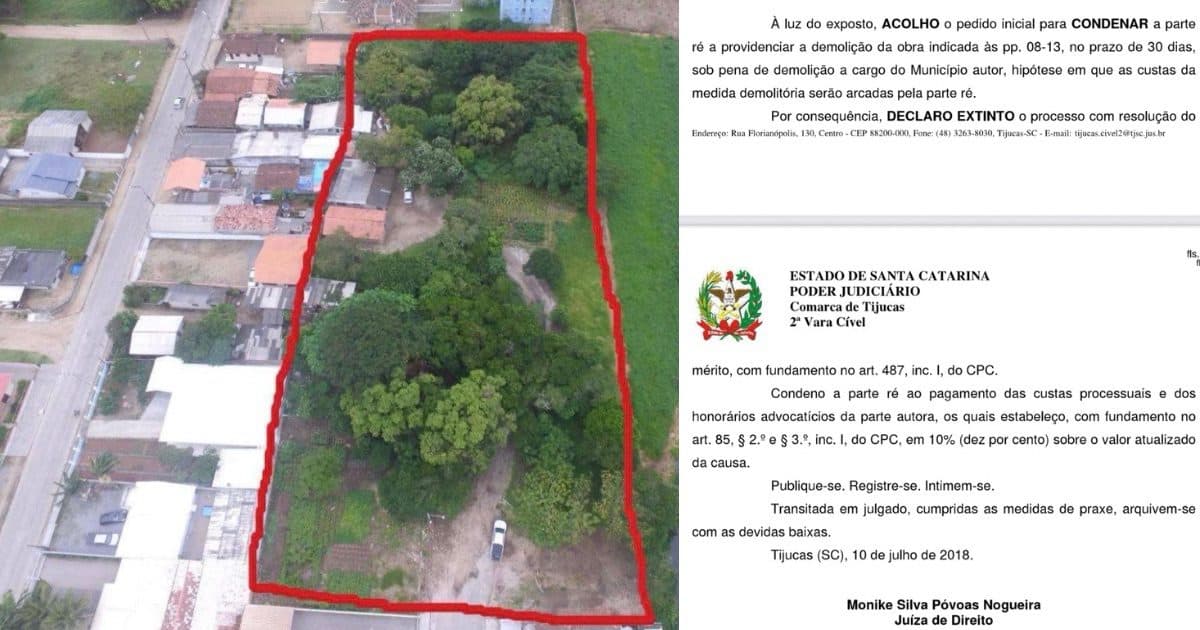 “Prefeito sabia e ignorou”: documentos provam inércia que permitiu invasões em Tijucas