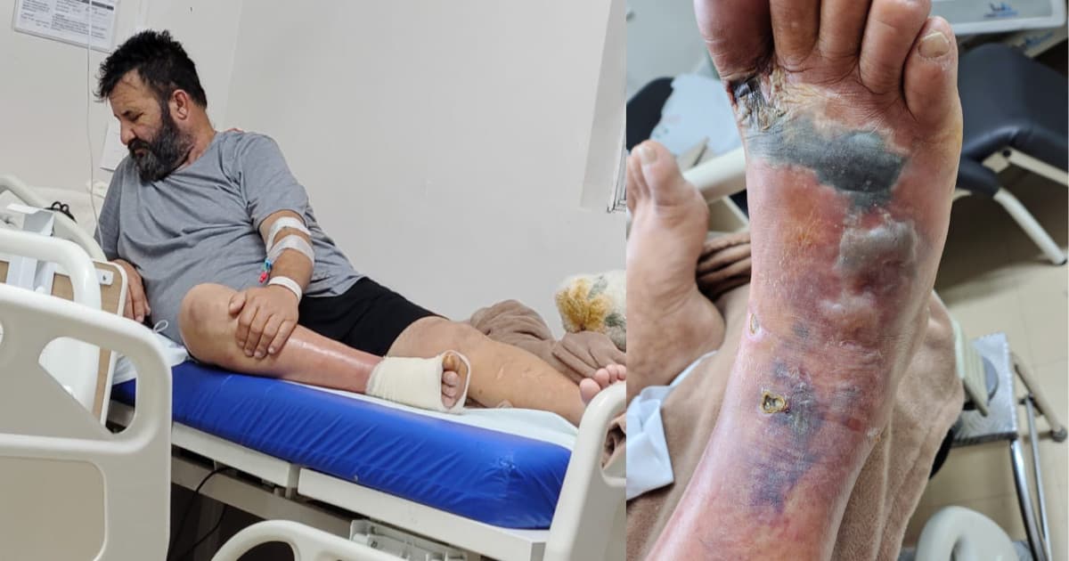 “Ele grita de dor dia e noite”: família implora por atendimento há oito dias no Hospital Marieta em Itajaí