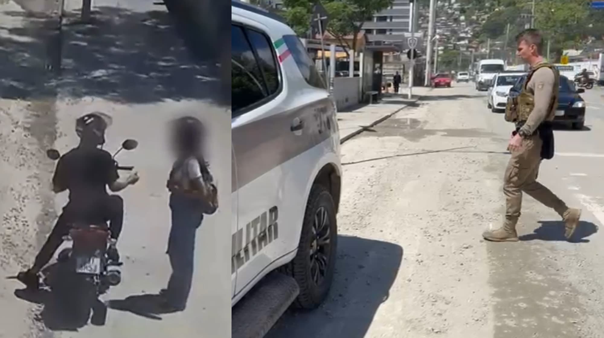 Jovem sai da escola para ver ex-namorado e liga ao noivo pedindo socorro em Florianópolis