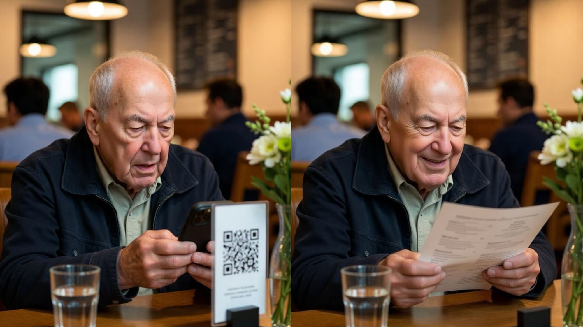 SC proíbe cardápio só por QR Code e obriga versão em papel em restaurantes