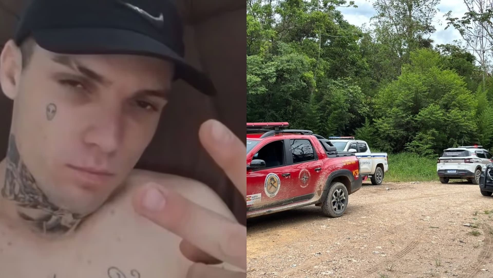Jovem é encontrado morto com 18 tiros e corpo parcialmente queimado em Navegantes