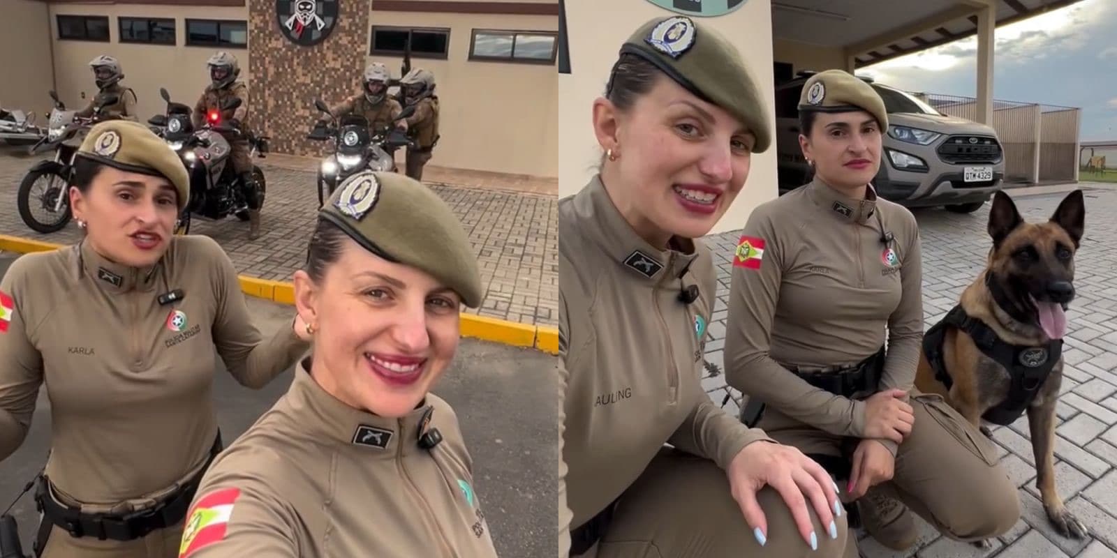 PMSC entra na trend viral e manda recado certeiro: “se quiser tentar, você tenta”