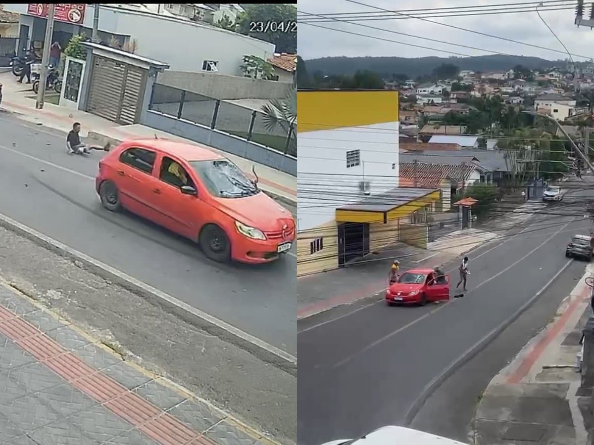 “Muita informação”: briga de trânsito em SC tem atropelamento, “perna voando” e ataque a facão