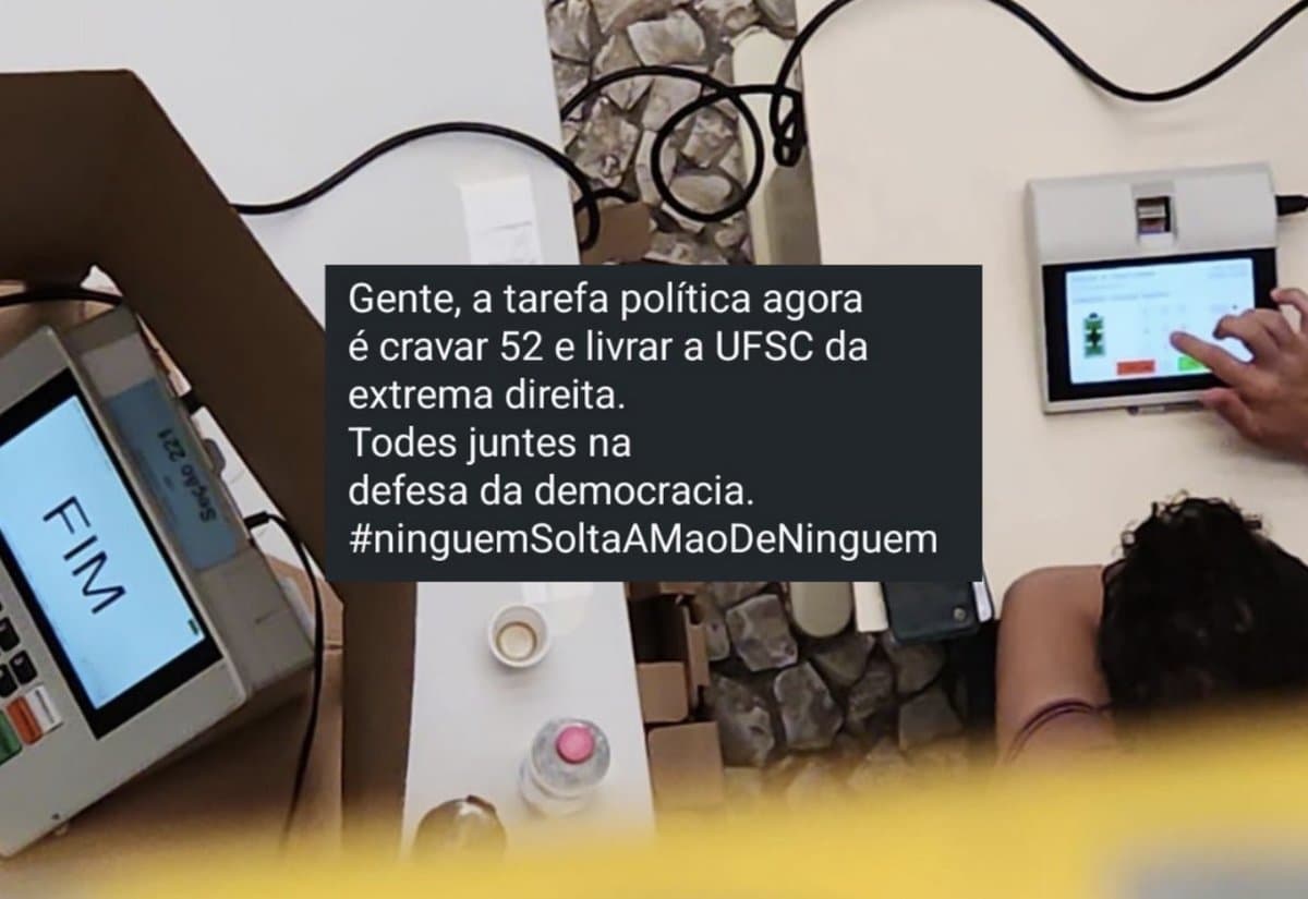 Estudantes denunciam golpe para manter a esquerda na Reitoria da UFSC: “democracia relativa”