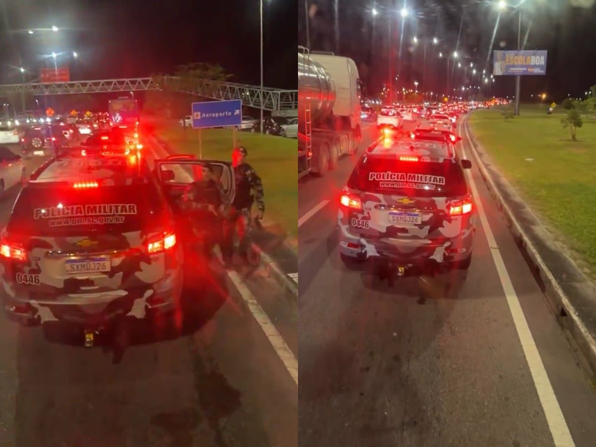 “Descaso com a Fiel”: torcida organizada do Corinthians reclama de aparato policial da PMSC
