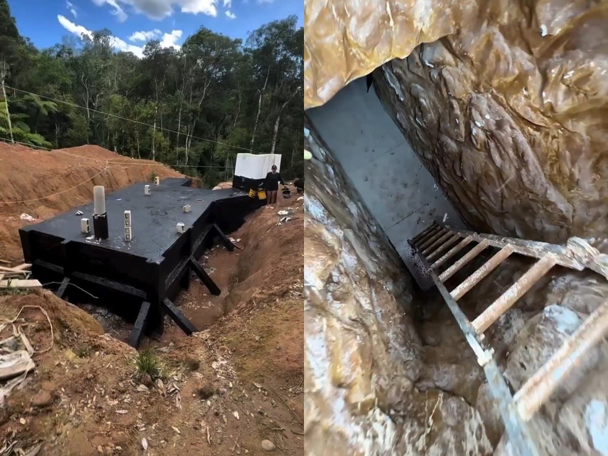 Com proteção até contra “zumbi”, catarinense constrói bunker e diz estar pronto para o “apocalipse”