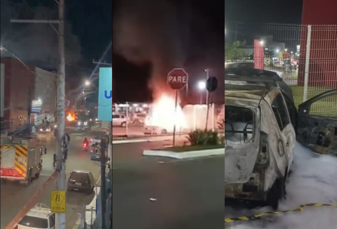 “Não vão levar!”: homem ateia fogo para não ter carro guinchado no Vale do Rio Tijucas