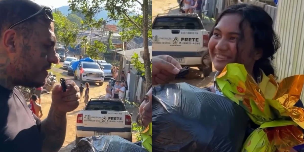 “As coisas de Deus são eternas”: influencer para jovem na rua em SC e se emociona com resposta sobre fé