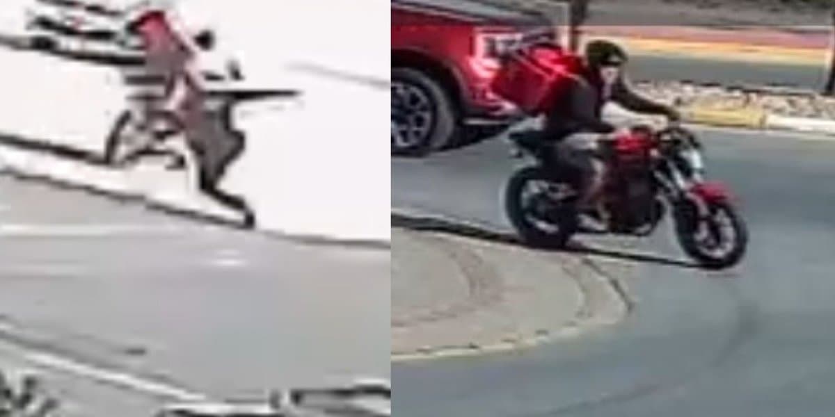 Motoboy em alta velocidade atropela guarda municipal e foge em Porto Belo; força-tarefa caça autor