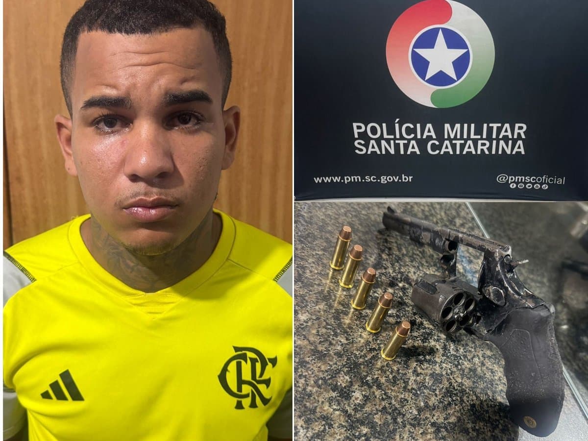 PMSC prende criminoso menos de 24h após motoboy ter moto tomada de assalto na Grande Florianópolis