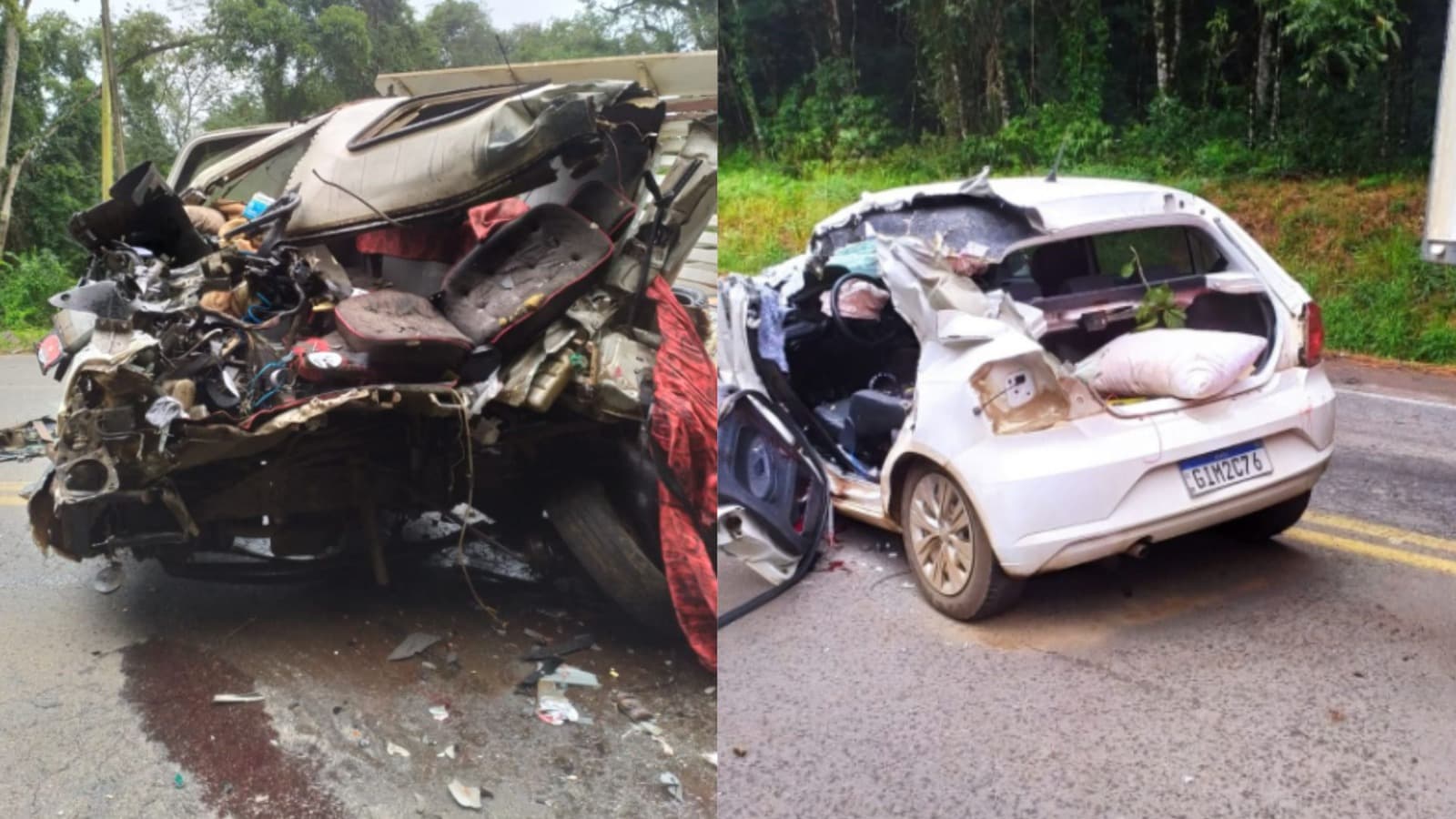 “Tragédia na rodovia”: caminhoneiro morre após cabine ser destruída em acidente em SC