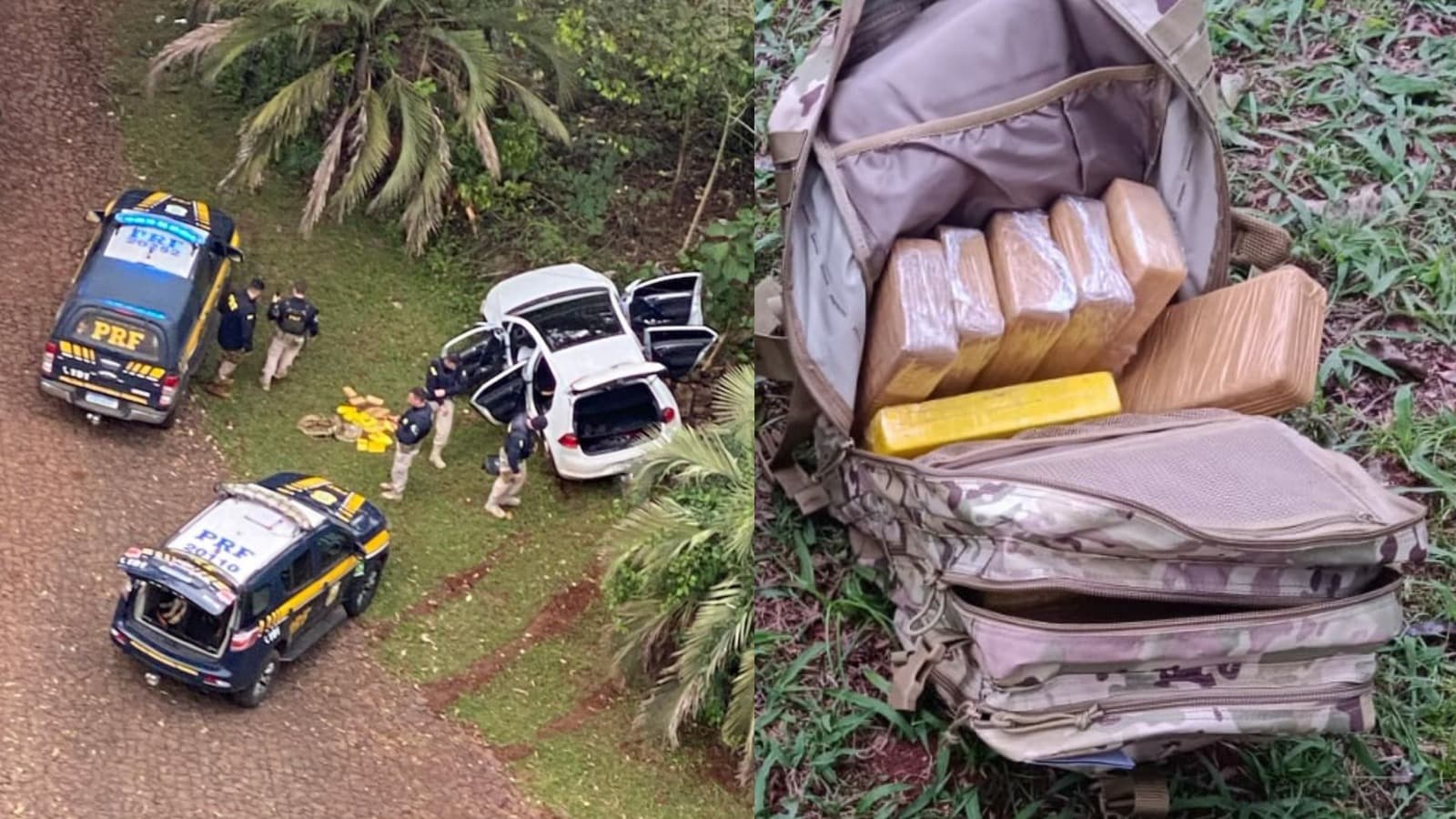 “Fuga alucinada”: homem bate em carros, invade contramão e acaba preso com cocaína em SC