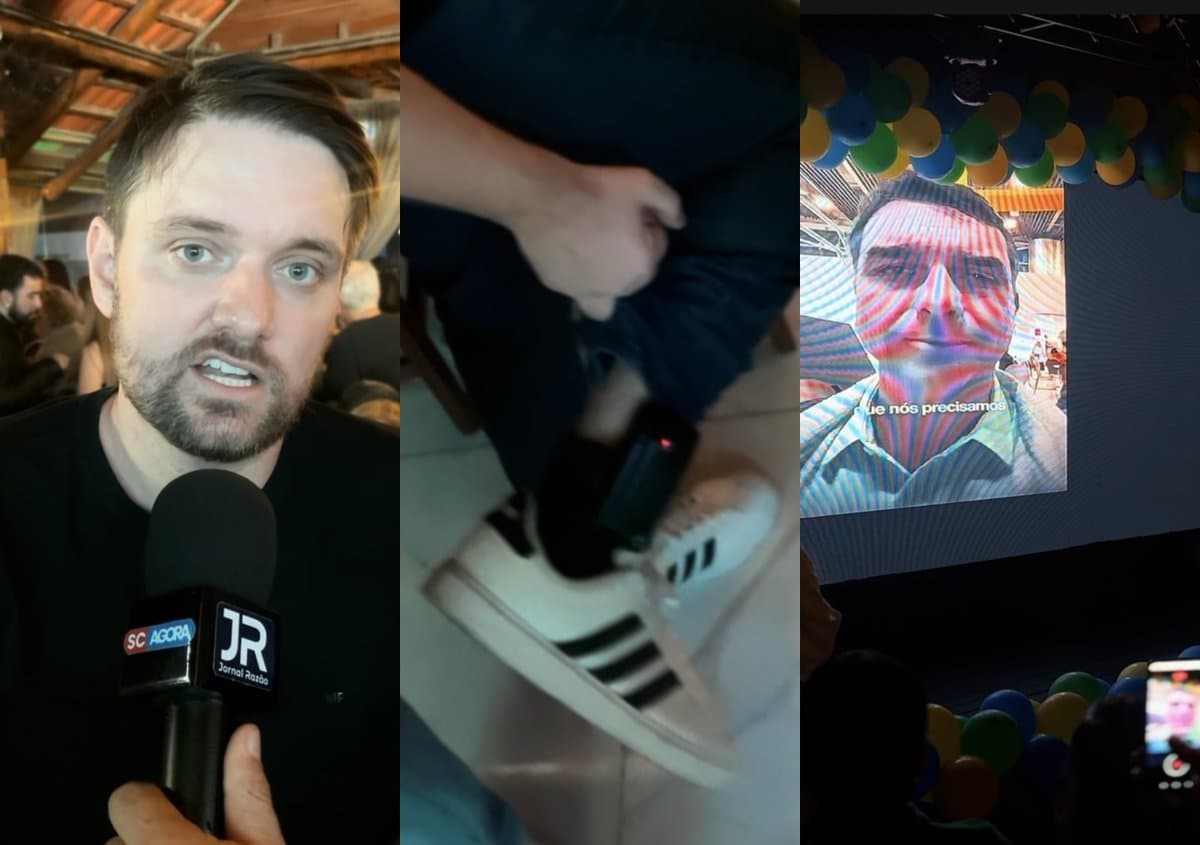 Com apoio de Flávio Bolsonaro, influencer preso por Moraes lança pré-candidatura em SC