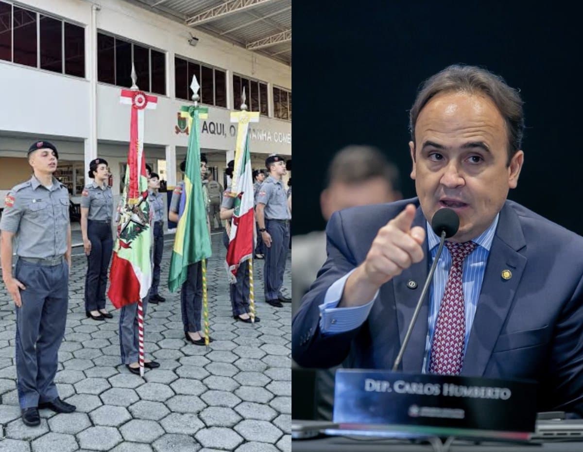Deputado de SC quer aumentar para R$ 5 mil a gratificação de PMs em colégios cívico-militares