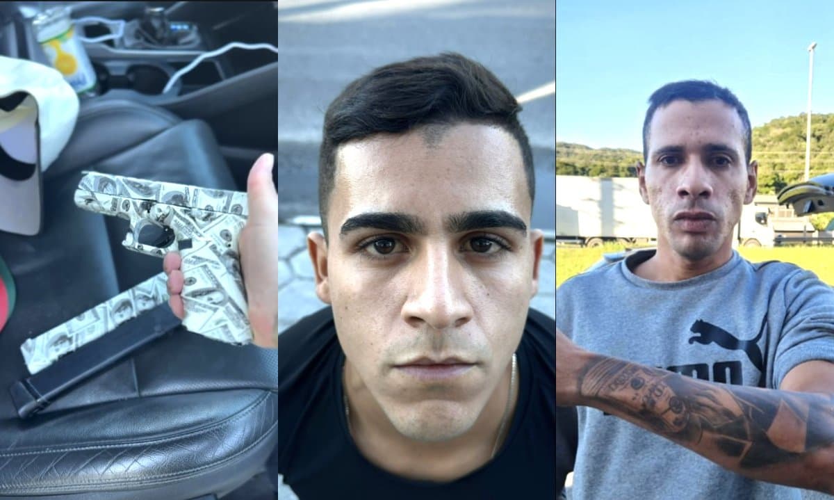 “Glock envelopada”: PMSC prende suspeitos de assalto em Balneário Camboriú
