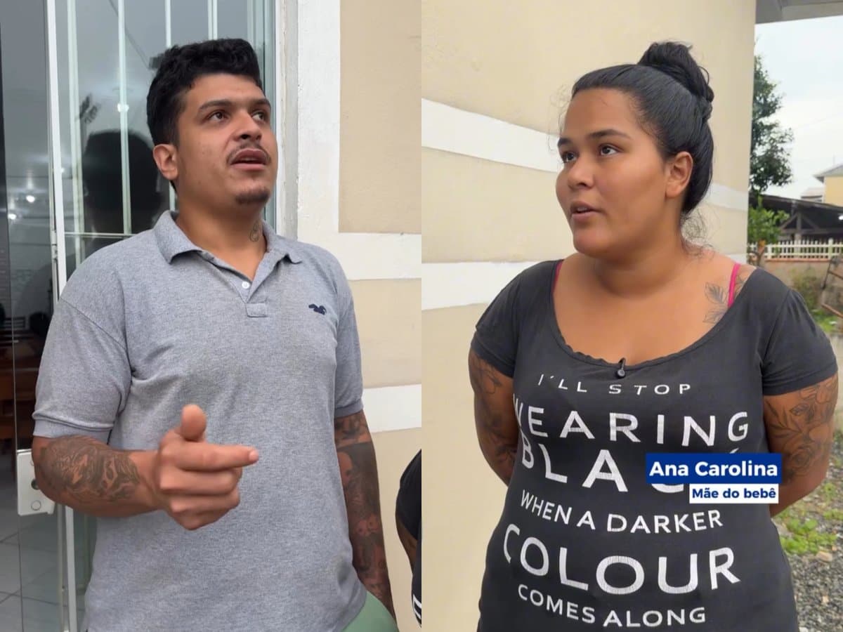 “A gente tem medo até de sair na rua”: pai e mãe negam suspeitas após morte de bebê em SC