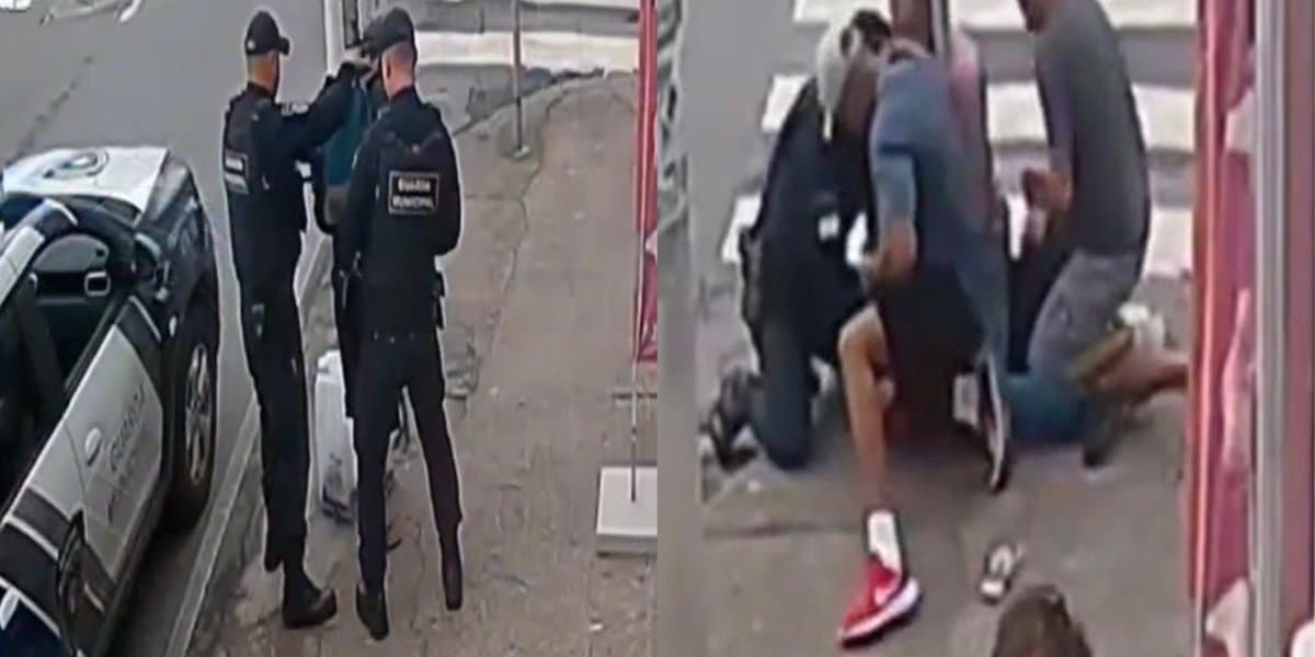 Populares ajudam guardas municipais a prender criminoso no centro de Florianópolis