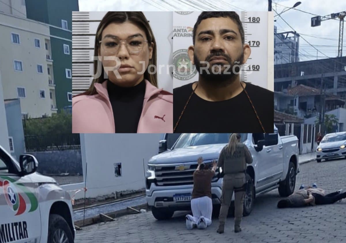 Exclusivo: quem é o casal preso em Tijucas em esquema que movimentou R$ 24 milhões