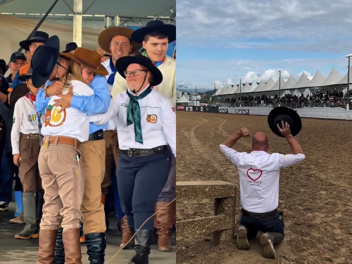 “Significado de inclusão”: rodeio internacional em SC abre a arena para laçadores com deficiência