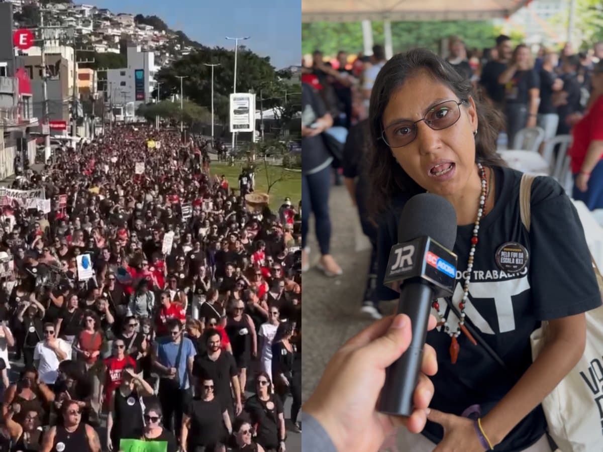 Sindicato leva protesto às ruas de Florianópolis após prefeito demitir 150 grevistas