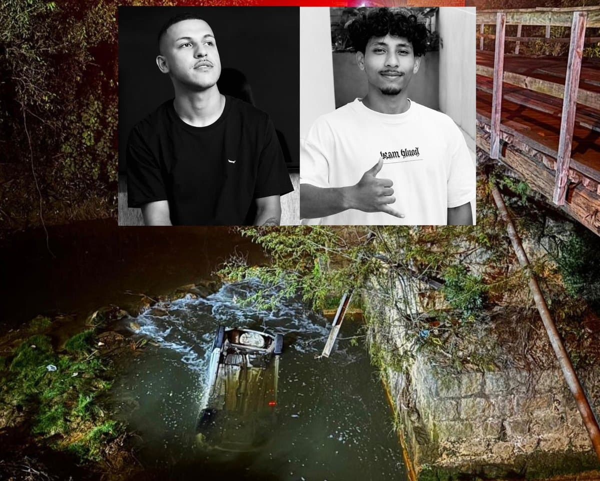 “Tinham um futuro brilhante”: identificados os dois jovens mortos após carro cair de ponte em SC