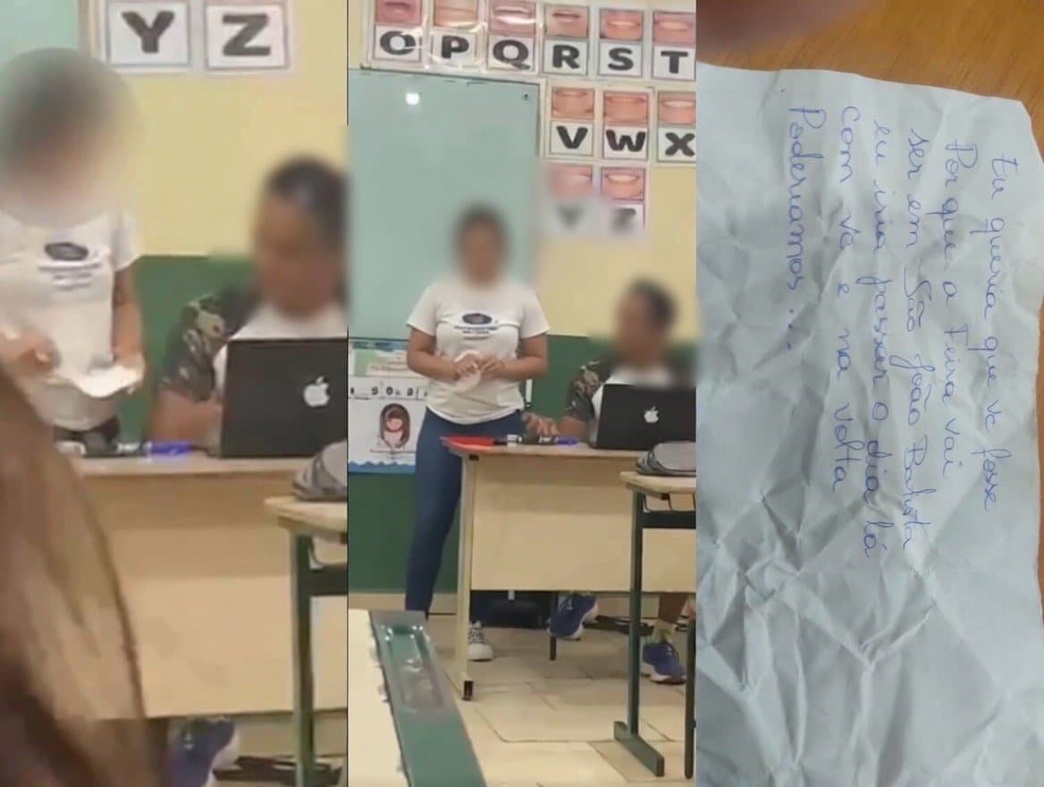 VÍDEO: Professor flagrado entregando bilhete para aluna em Brusque é investigado por assédio sexual