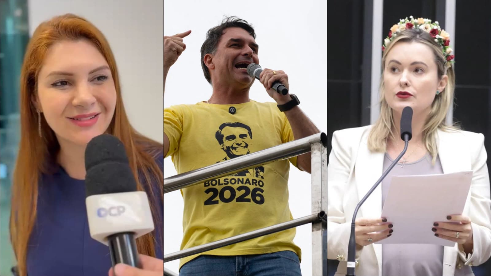Júlia Zanatta vice de Flávio Bolsonaro: “só fumaça pra dar um up”, diz Ana Campagnolo