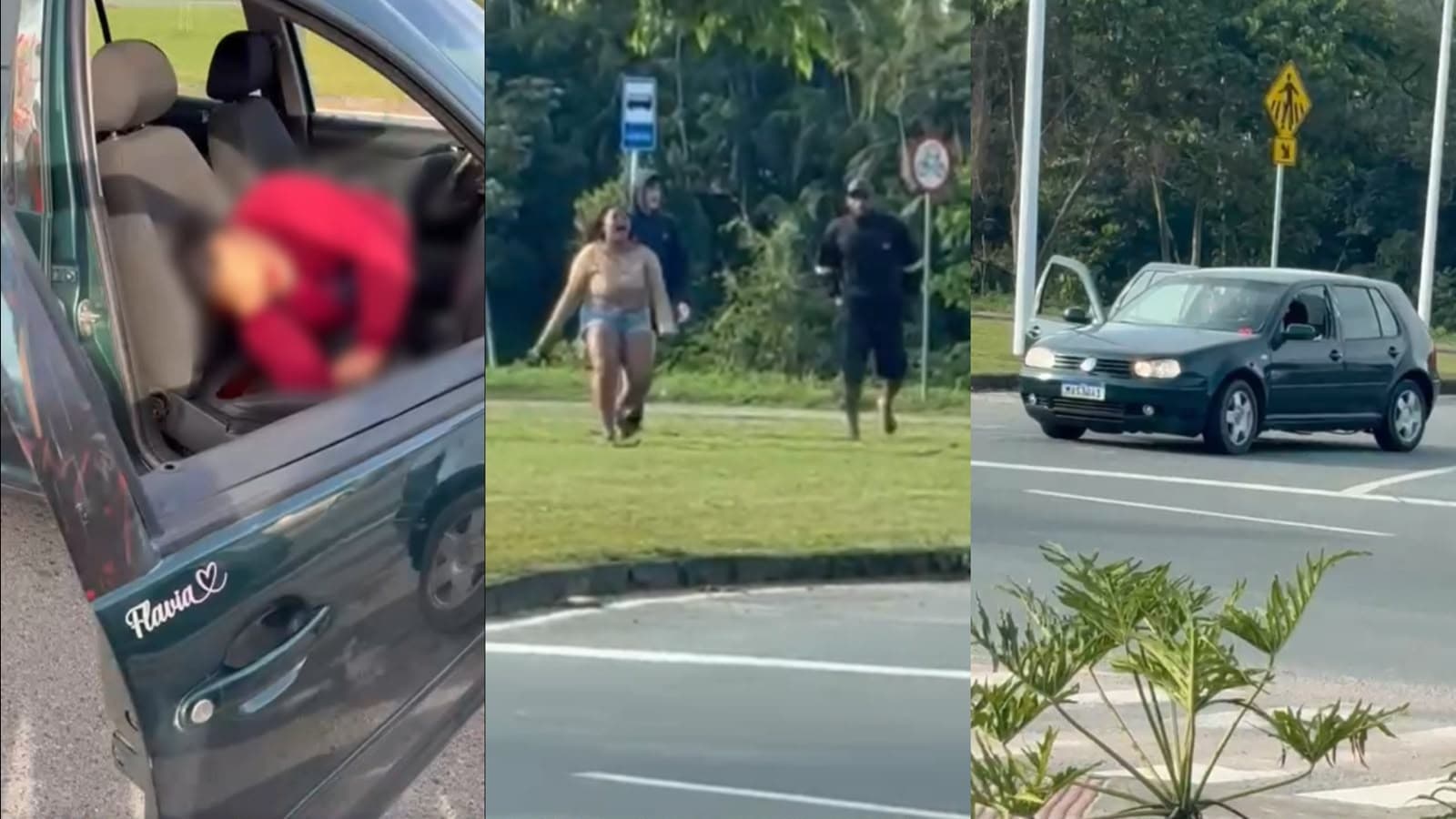 Briga entre vizinhos termina em ataque a tiros no meio da rua em Blumenau; VIDEOS
