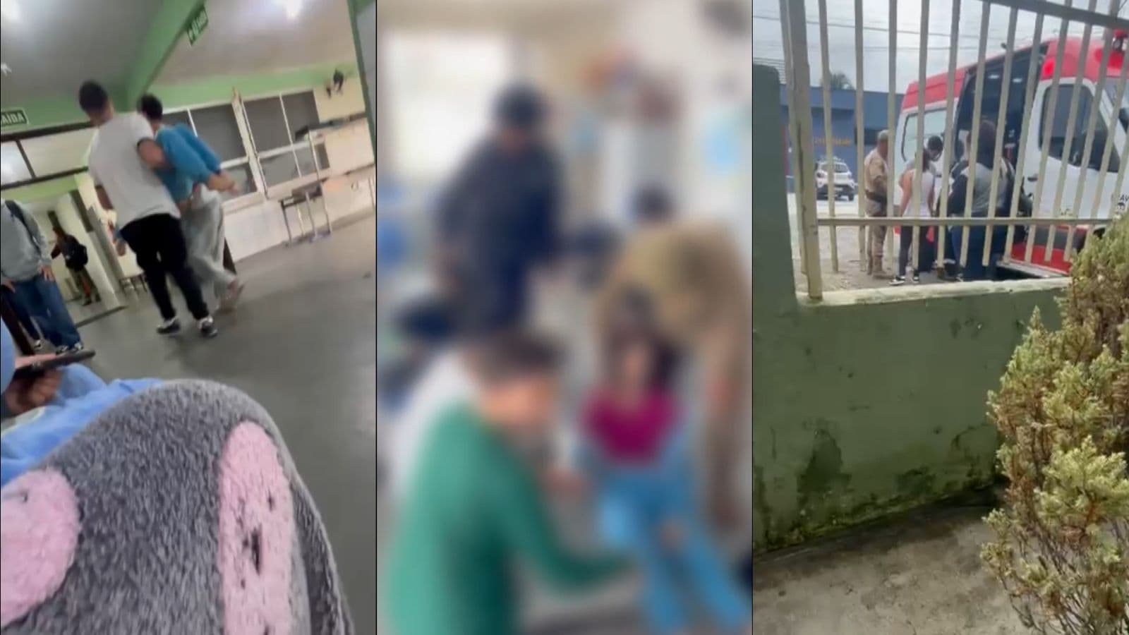 Estudante desmaia e colegas passam mal após cheiro de produto químico em escola de Joinville