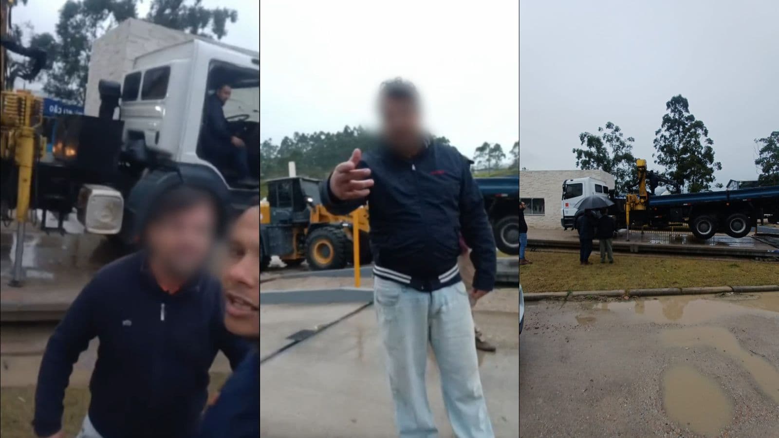 “Só tiro se pagarem”: funcionário “sequestra” caminhão e fecha acesso à mineradora de SC em protesto
