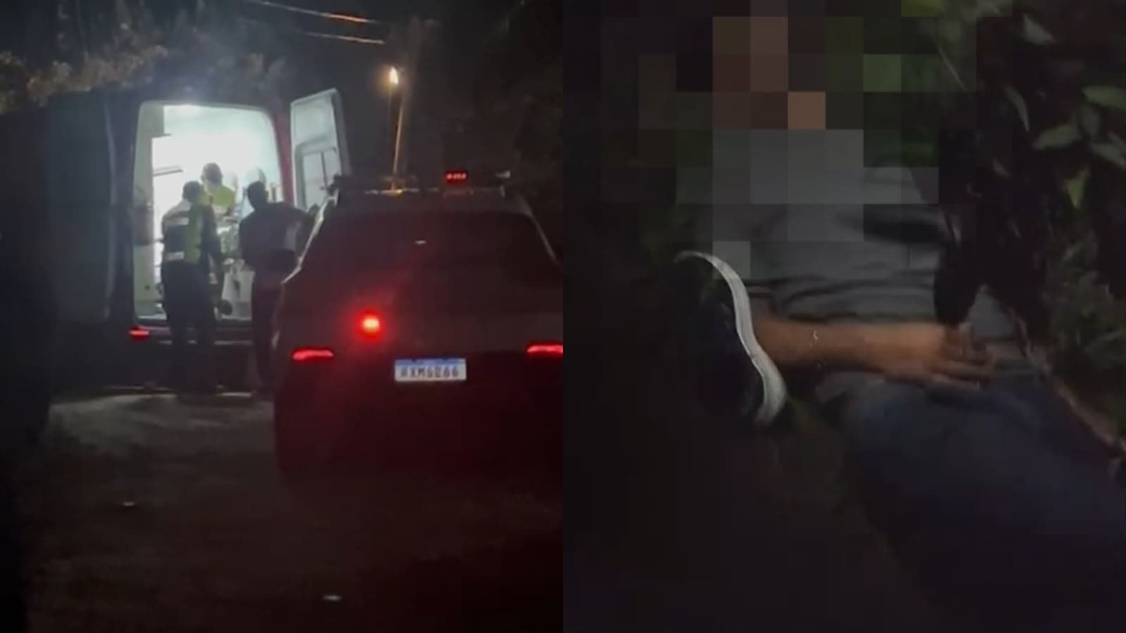 VÍDEO: “Eu bati na minha mulher”, diz homem achado com os dois braços quebrados em SC