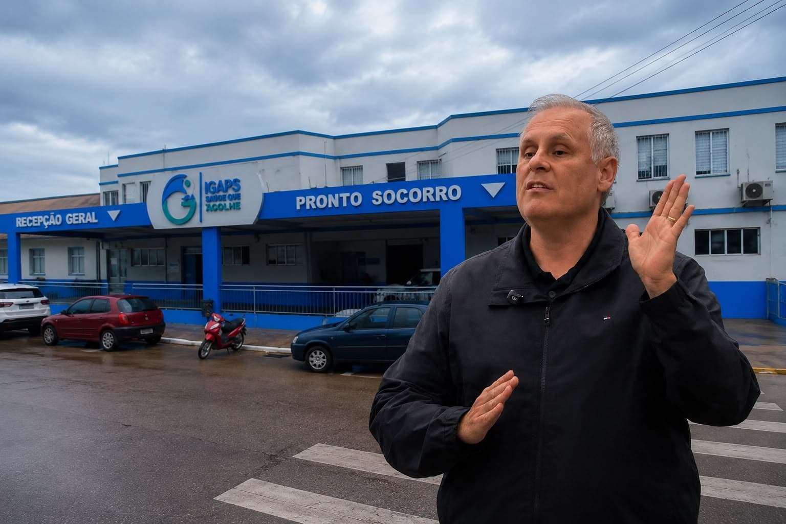 Hospital de Tijucas na mira: insatisfeito com o serviço, Maickon convoca IGAPS para reunião