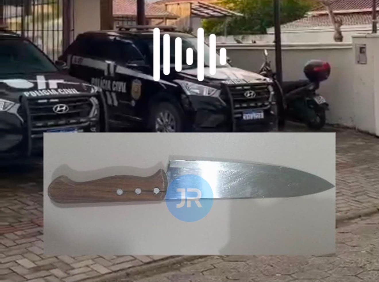 Mãe grava áudio após criança colocar faca no pescoço e ameaçar matar sua filha em Porto Belo: “tá tudo bem”