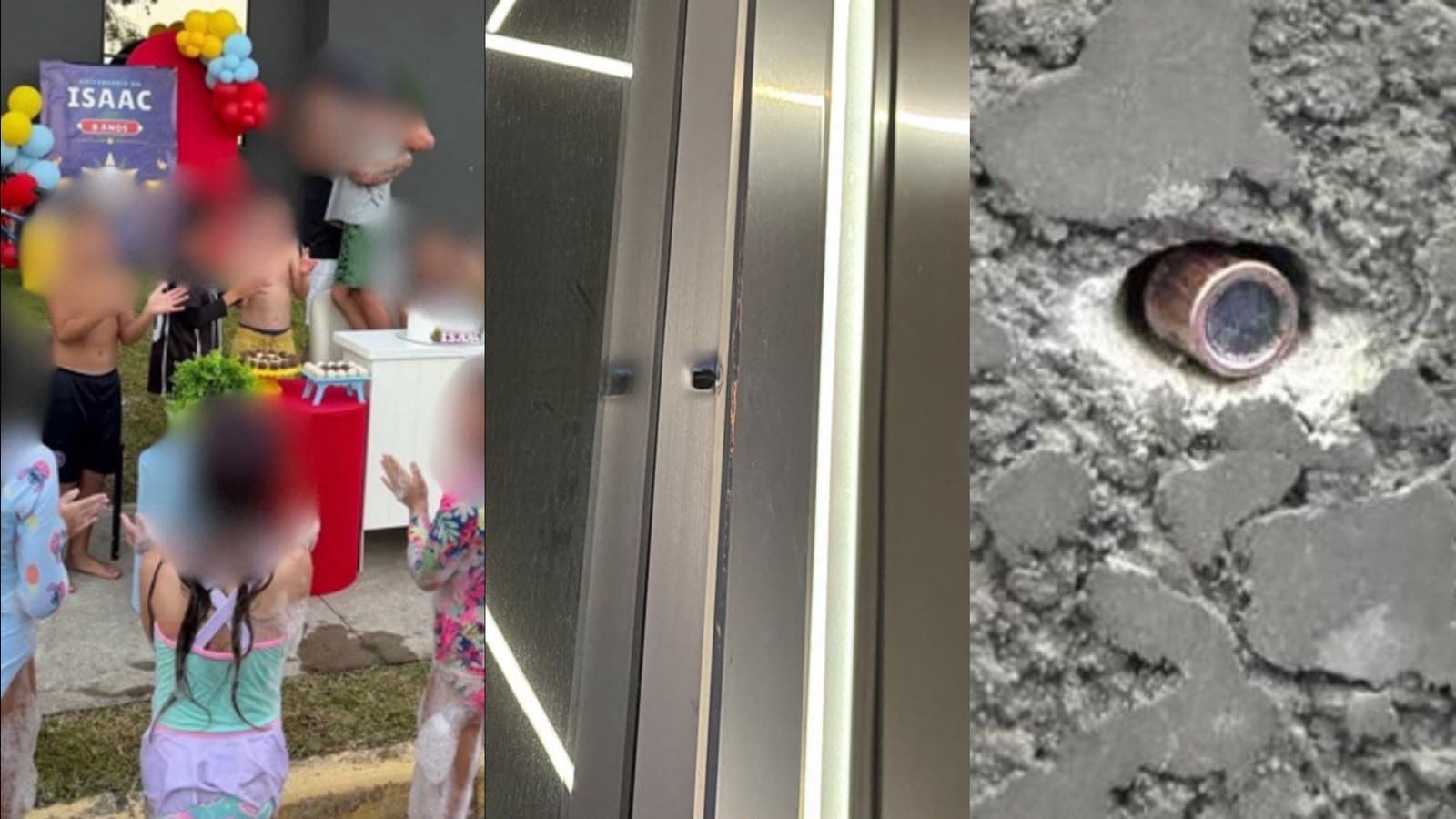 Mansões são alvejadas durante festa infantil em condomínio de Camboriú e moradores cobram explicações
